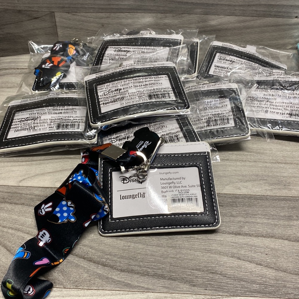Loungefly Disney Sensational Six Lanyard With Cardholder - Picture 4 of 6